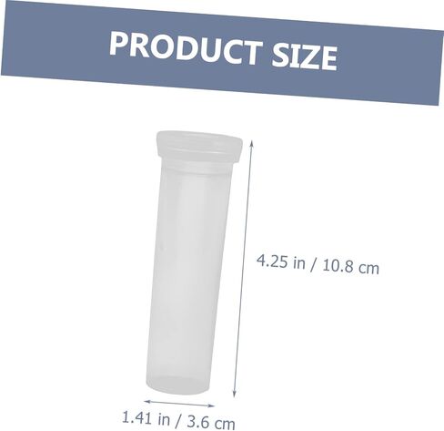 balacoo 50pcs Flower Preservation Tubes Nutrition Vials for Fresh Flowers Gardening Supplies Easy to Use Water Containers for Floral Arrangements and Hydroponics in Kuwait