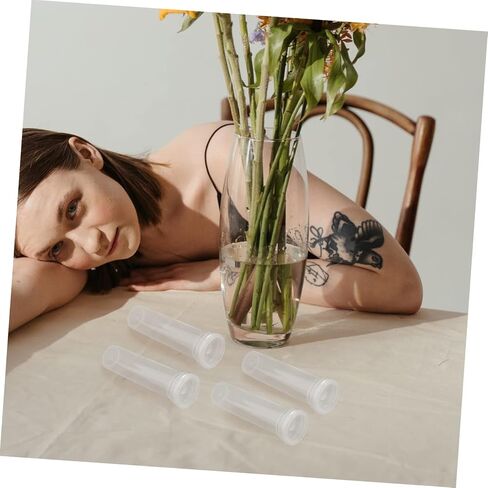 balacoo 50pcs Flower Preservation Tubes Nutrition Vials for Fresh Flowers Gardening Supplies Easy to Use Water Containers for Floral Arrangements and Hydroponics in Kuwait