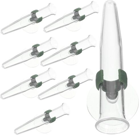 8pcs Floral Water Tubes with Suction Cups Durable Nutrition Tubes for Fresh Flower Arrangements Design for Easy Water Level Monitoring in Kuwait