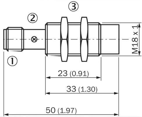 Series inductive Proximity Sensor IME18-12NNOZCOK/1040993 in Kuwait