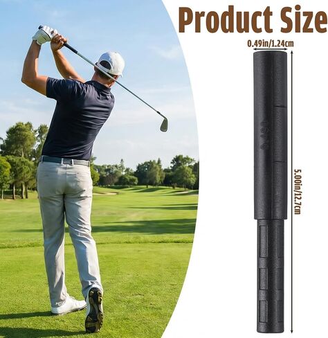 4PCS Golf Club Extender 0.49 Inch Graphite Shaft Extensions Black Extension Rod for Putter Iron Golf Club Body in Kuwait