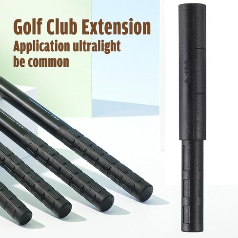 4PCS Golf Club Extender 0.49 Inch Graphite Shaft Extensions Black Extension Rod for Putter Iron Golf Club Body in Kuwait