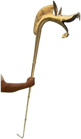 Handmade 6ft Brass Carnyx Celtic War Horn – Tintignac & Deskford Replica | Playable Ancient Medieval Serpent Head Trumpet | Historical Celtic Collectible Decor Instrument in Kuwait