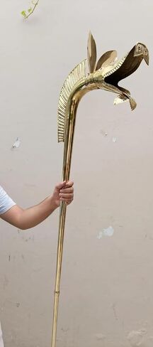6ft Brass Celtic Carnyx War Horn Replica – Handcrafted Ancient Serpent Head Trumpet | Playable Solid Brass Historical Instrument Inspired by Deskford Carnyx in Kuwait