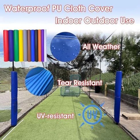 Thick Foam Basketball Hoop Post Padding - Durable Goal Protector Wrap for Safety, Fits Tall Round Poles - Heavy-Duty Foam Padding for Basketball Goals and Sports Equipment in Kuwait