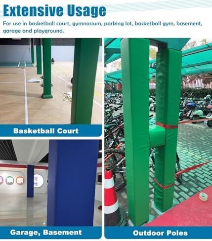 Heavy-Duty Waterproof Basketball Pole Padding Wrap, Durable Safety Protector for Indoor & Outdoor Use, Ideal for Basements & Garages, Enhances Safety & Durability in Kuwait
