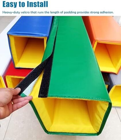Heavy-Duty Waterproof Basketball Pole Padding Wrap, Durable Safety Protector for Indoor & Outdoor Use, Ideal for Basements & Garages, Enhances Safety & Durability in Kuwait