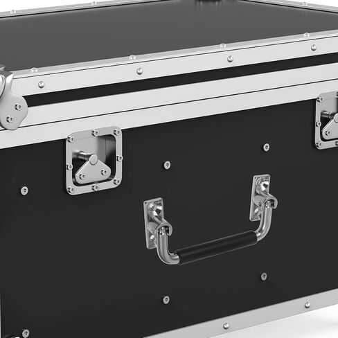 KALLORY Heavy Duty Stainless Steel Foldable U-Shaped Handle with Anti-Slip Grip for Flight Case and Equipment Box, Sturdy Flat Box Handle for Toolboxes and Storage Solutions in Kuwait
