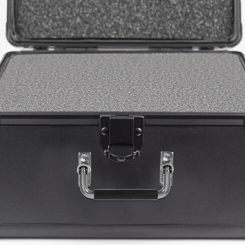 KALLORY Heavy Duty Stainless Steel Foldable U-Shaped Handle with Anti-Slip Grip for Flight Case and Equipment Box, Sturdy Flat Box Handle for Toolboxes and Storage Solutions in Kuwait