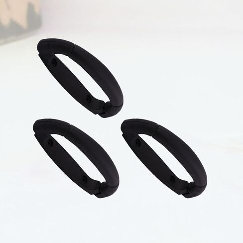 Baluue Folding Handle Easy to Pull Black for 3pcs and Plastic, Ergonomic Non-Slip Design Rust-Resistant, 4.25x1.75x0.8 Inches Lithium Battery Panel in Kuwait