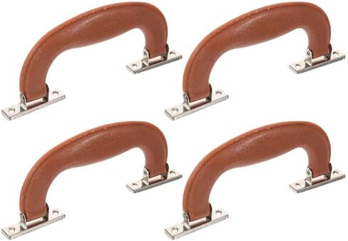 Homoyoyo 4pcs Universal Replacement Suitcase Handle Grip for Cosmetic Cases and Toolboxes, Metal and Plastic Construction with High Strength and Hole Spacing of 3.9cm and 7.8cm, Ergonomic in Kuwait