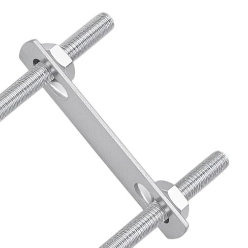 15 PCS Square U Bolts 1.57 inch Wide, M8 x 40 x 100 mm Carbon Steel Galvanized U Bolts with Nut Plate, Industrial Supplies Accessories for Boat, Trailer, Tube in Kuwait