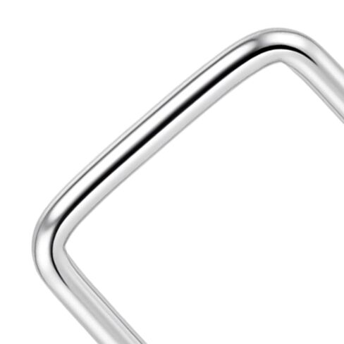 15 PCS Square U Bolts 1.57 inch Wide, M8 x 40 x 100 mm Carbon Steel Galvanized U Bolts with Nut Plate, Industrial Supplies Accessories for Boat, Trailer, Tube in Kuwait