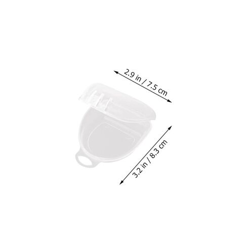Tooth Storage Boxes with Simple Shape 5pcs Scratch Resistant Pp Material Easy to Carry Compact Tooth Holder Cases for Braces and Dentures for Travel and Business in Kuwait