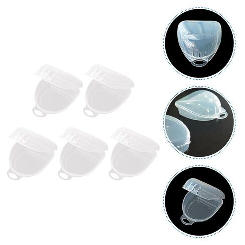 ARTIBETTER 5pcs Tooth Socket Storage Boxes for Dentures and Braces, Scratch Resistant Pp Material, Simple Shape Retainer Cases for Travel and Business Use in Kuwait