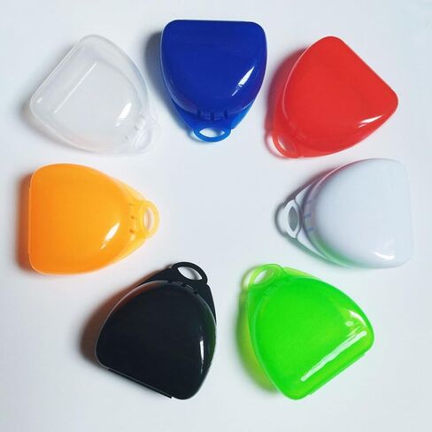 ARTIBETTER 5pcs Tooth Socket Storage Boxes for Dentures and Braces, Scratch Resistant Pp Material, Simple Shape Retainer Cases for Travel and Business Use in Kuwait