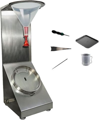 Fabric Spray Rating Tester, Stainless Steel, 19-Hole Nozzle, 45° Sample Angle, 150mm Nozzle Distance, for Textile Water Resistance Testing in Kuwait