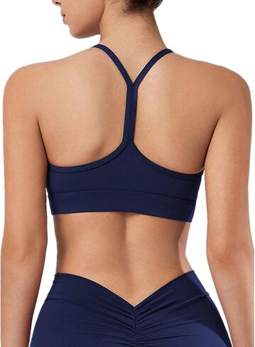 Sports Bras for Women Y-Back Comfortable Padded Wireless Workout Yoga Bra in Kuwait