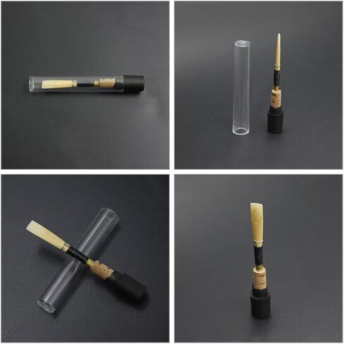 BESPORTBLE 3 Pcs Natural Oboe Reeds Wind Instrument Parts with Tube Sleeve Traditional Oboe Reeds Replacement for Beginner Musicians Accessories for Woodwind Performance in Kuwait