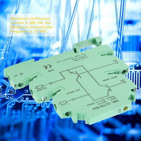 NPN PNP Signal Converter Module – DIN Rail Mount Industrial PLC Sensor Interface, 200mA 15kHz Level Conversion for IO Systems in Kuwait
