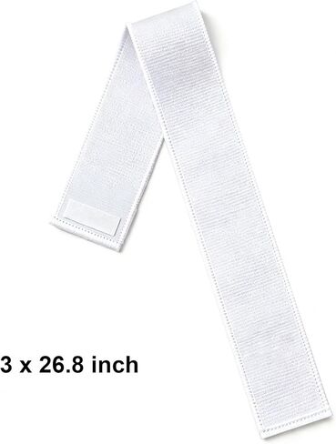 WAKALALA Football Streamer Towel with Hook and Loop, Super Absorbent, White | Quick-Dry, Microfiber, Ultra-Lightweight, Cleaning Visors, Hands and Gloves in Kuwait