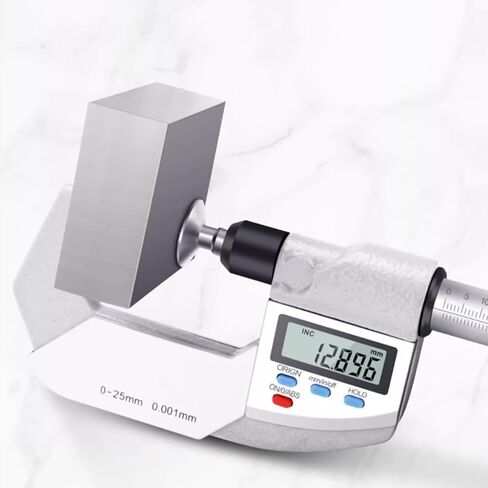 Digital Disk Micrometers with 0-1"/25mm Measuring Range, 0.00005"/0.001 mm Resolution, Metric/Inch, Measure Root Tangent Length of Gear in Kuwait