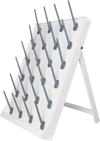 Laboratory Equipment Drying Rack, Mobile Laboratory Drying Rack, Detachable Drip Rod, Distance Between The Drip Rods is 9.5cm, for Research Institutes in Kuwait