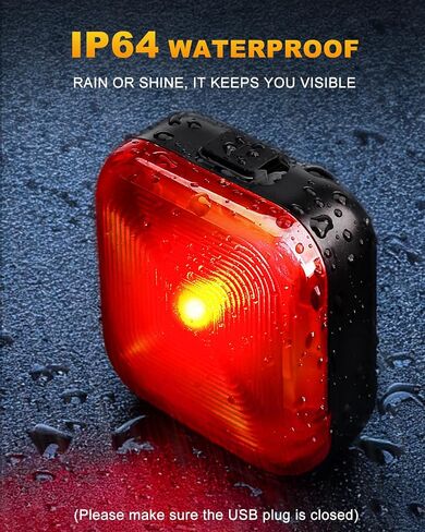 WSDCAM Bike Lights for Night Riding, 5 Modes Bike Rear Light for Cycling Safety, Rechargeable Front and Back Light, IP64 Waterproof Bright LED, Bike Headlight and Taillight, Scooter Light Kid Adult in Kuwait