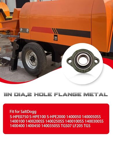 3018919 1411000 3007000 Bearing, 1in Dia,2 Hole Flange Metal Fit for SaltDogg SB205 LF205 SHPE0750 SHPE100 SHPE1500 SHPE2000 Series in Kuwait