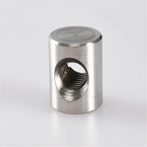 Barrel Bolt, M4 M5 M6 Stainless Steel Cylindrical Pin Dowel Hammer Embedded Nut for Wood Furniture in Kuwait