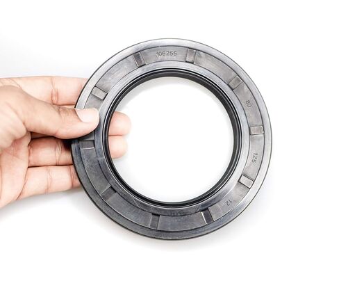 EAI Oil Seal 80mm X 125mm X 12mm TC Double Lip w/Spring. Metal Case w/Nitrile Rubber Coating in Kuwait