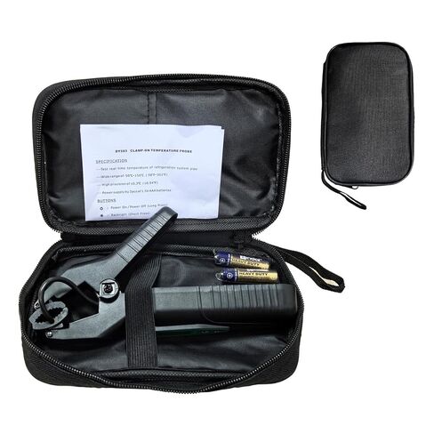 Clamp On Wireless Temperature Probe – High Accuracy Pipe Thermometer Meter for HVAC, Refrigeration & AC Systems, Range -58°F to 302°F, Battery-Powered, Easy-Read Display with Backlight in Kuwait
