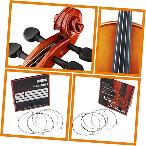 4pcs Metal Strings Replacement Standard Tension Wire Strings for Beginners and Professionals Accessories in Kuwait