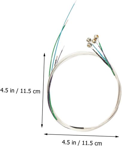 FRCOLOR 4pcs Stainless Steel Strings Replacement Metal Strings with Standard Tension for Beginners and Professionals Tone for Violas in Kuwait