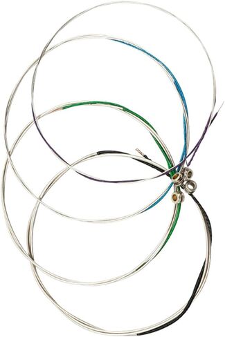 FRCOLOR 4pcs Stainless Steel Strings Replacement Metal Strings with Standard Tension for Beginners and Professionals Tone for Violas in Kuwait