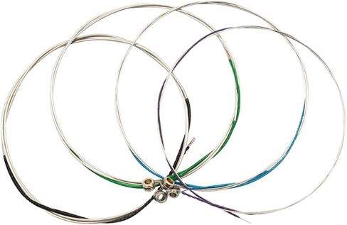 FRCOLOR 4pcs Stainless Steel Strings Replacement Metal Strings with Standard Tension for Beginners and Professionals Tone for Violas in Kuwait