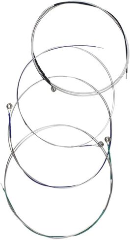 Mikinona 4pcs Metal Strings Replacement Nickel-chrome Wound Performance Strings for Practice and Professional Use Instrument Accessories in Kuwait