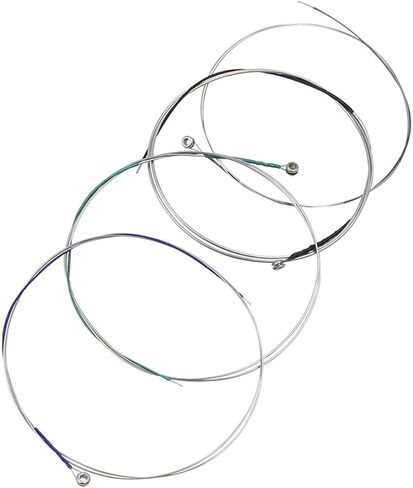 Mikinona 4pcs Metal Strings Replacement Nickel-chrome Wound Performance Strings for Practice and Professional Use Instrument Accessories in Kuwait