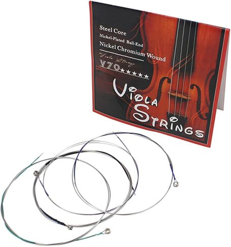 Mikinona 4pcs Metal Strings Replacement Nickel-chrome Wound Performance Strings for Practice and Professional Use Instrument Accessories in Kuwait