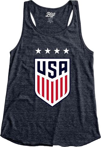 Blue 84 National Teams Womens U.s. Women's Soccer USWNT Officially Licensed Women's Tri-Blend Tank Top in Kuwait