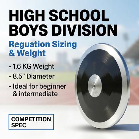 TC Discus 1.6kg for High School Boys – A Top‑Tier Track & Field Choice Built for Rising Throwers Starting Their Throwing Journey. in Kuwait