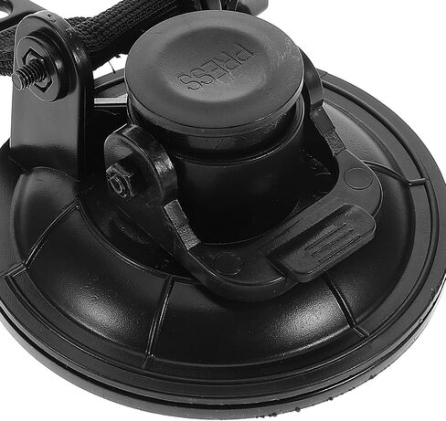 Kichvoe Heavy Duty Suction Cup Anchor with Securing Hook for Outdoor Camping and Pet Car, Waterproof Nylon and Plastic Material, Portable Design Black 9cm Strong Vacuum Suction Cup in Kuwait