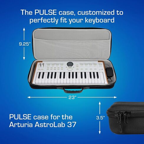 ANALOG CASES Arturia AstroLab 37 Case - Custom-Fitted Compact PULSE Hard Case for Travel in Kuwait