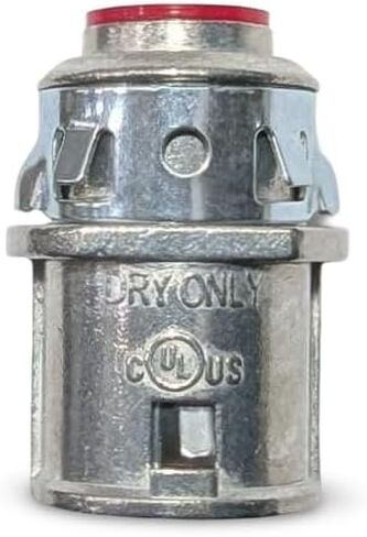 COREX 3/8" Snap-In MC/AC Connector with Insulated Throat, 1/2" knockout - 50-Pack in Kuwait