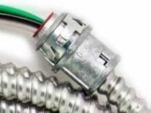 COREX 3/8" Snap-In MC/AC Connector with Insulated Throat, 1/2" knockout - 50-Pack in Kuwait
