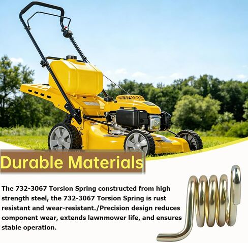 732-3067 Torsion Spring، يناسب جزازة العشب Cub Cadet Z-Force GT Tank | يناسب موديلات 42 بوصة و44 بوصة و48 بوصة و50 بوصة و54 بوصة و60 بوصة 2550 و2544؛ يستبدل 19A40013، 19B40016، 208، و209 in Kuwait