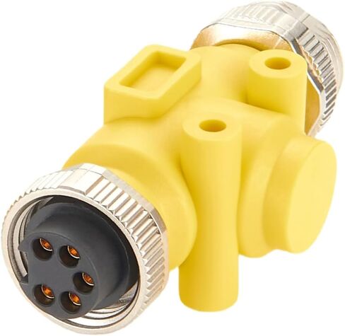 Mini-Change 7/8" 5Pin Female to Female Circular Connector IP67 Waterproof Inline Feedthrough Coupler Gender Changer Mini-C Adapter for DeviceNet CANbus CANopen NMEA 2000 in Kuwait