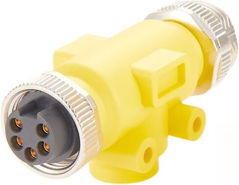 Mini-Change 7/8" 5Pin Female to Female Circular Connector IP67 Waterproof Inline Feedthrough Coupler Gender Changer Mini-C Adapter for DeviceNet CANbus CANopen NMEA 2000 in Kuwait