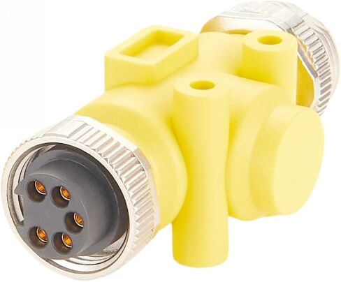 Mini-Change 7/8" 5Pin Female to Female Circular Connector IP67 Waterproof Inline Feedthrough Coupler Gender Changer Mini-C Adapter for DeviceNet CANbus CANopen NMEA 2000 in Kuwait