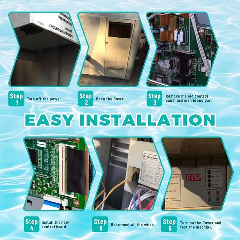 472100 Digital Display Temperature Controller Board Fit for Pentair MiniMax NT Series Pool and Spa Heater Fit for HTR 200 250 300 400 Models, Includes Temperature Control Board and Keypad in Kuwait